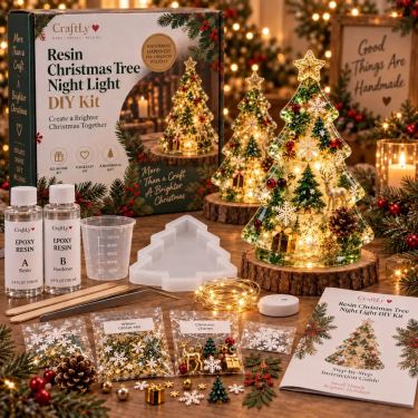 ๐ DIY Christmas Tree Night Light Kit โ ๐ Step-by-Step Guide Included