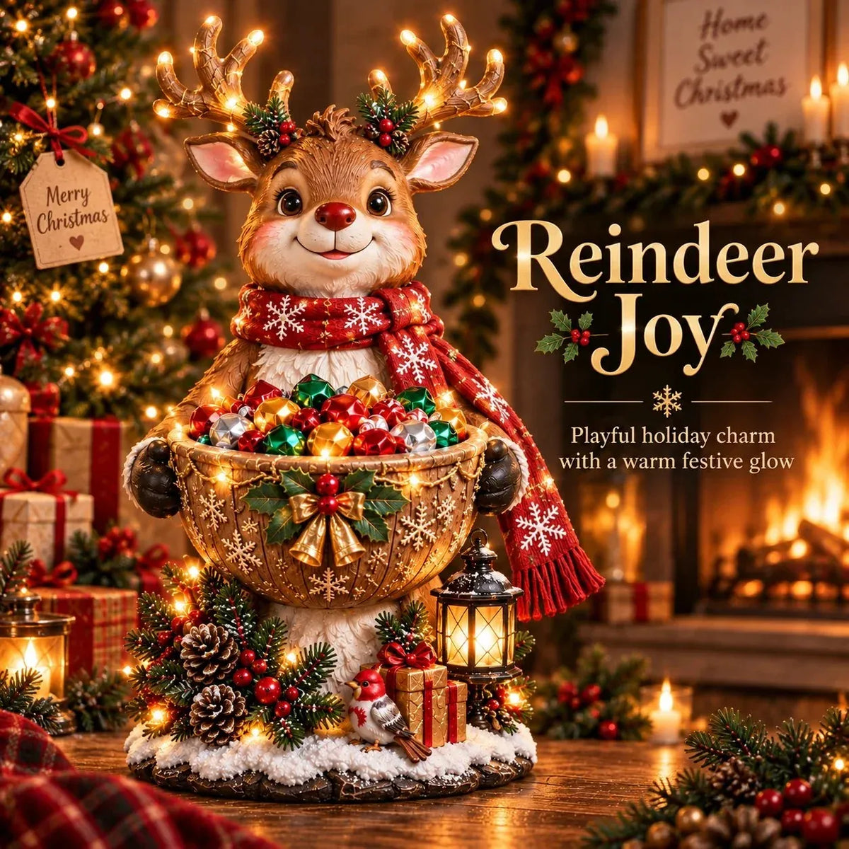 ๐ โจ Lighted Christmas Candy Bowl Collection โ 5 Festive Holiday Designs