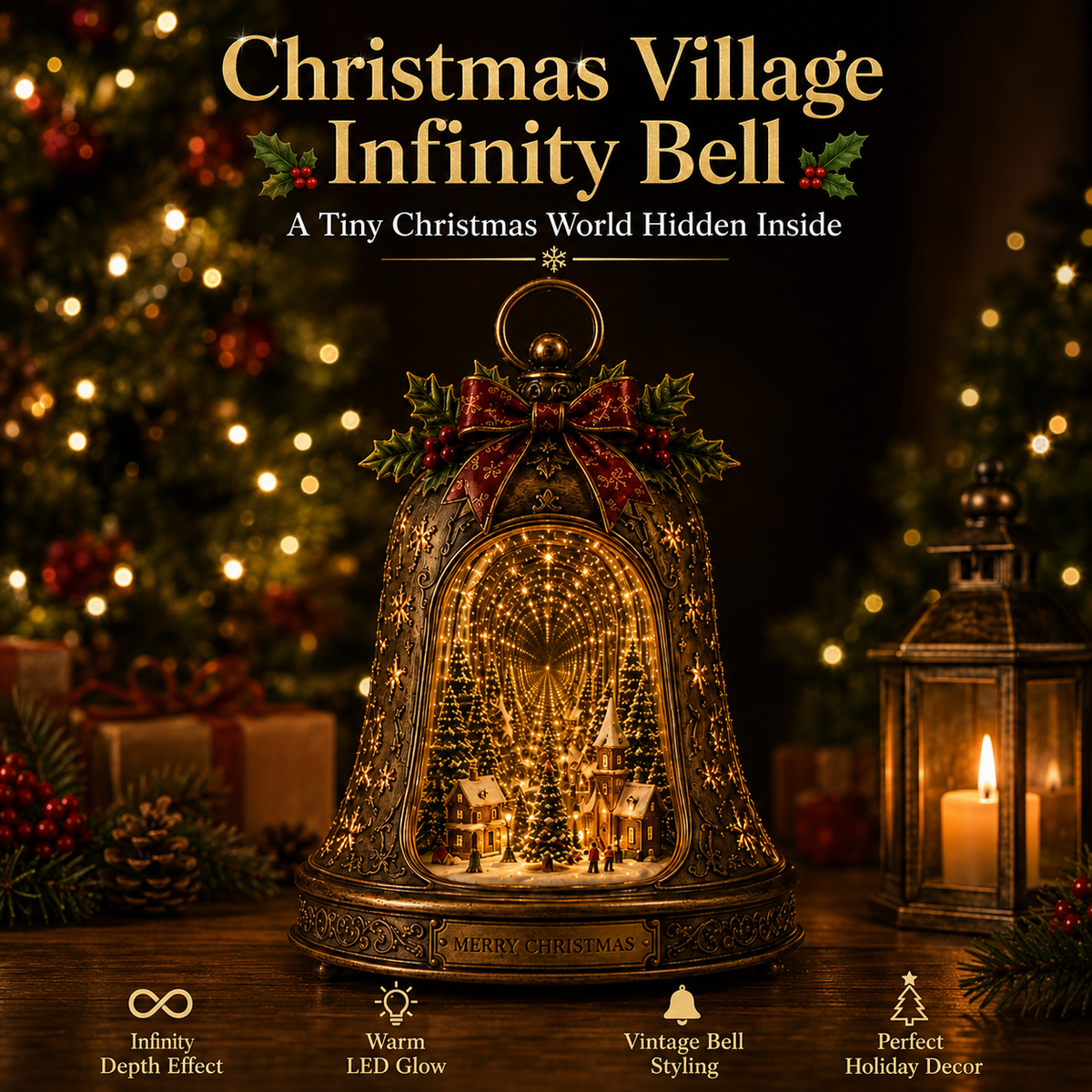 🎄🔥LAST DAY 70% OFF - 🔔Christmas Bell Cascade Solar Yard Light✨
