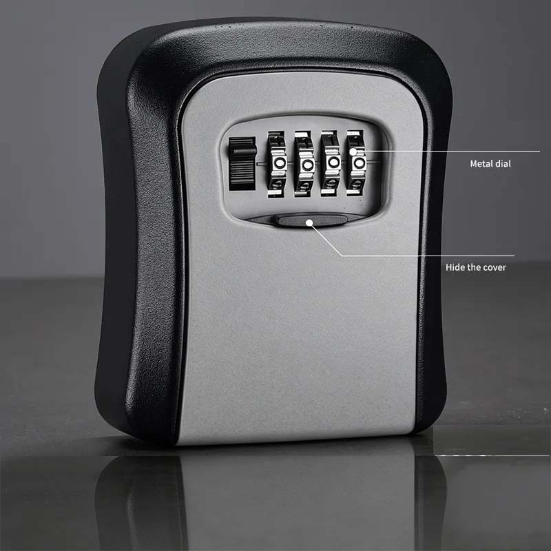 Wall Mount Key Lock Box - 4 Digit Combination Lockbox for Keys Safe Security🔑