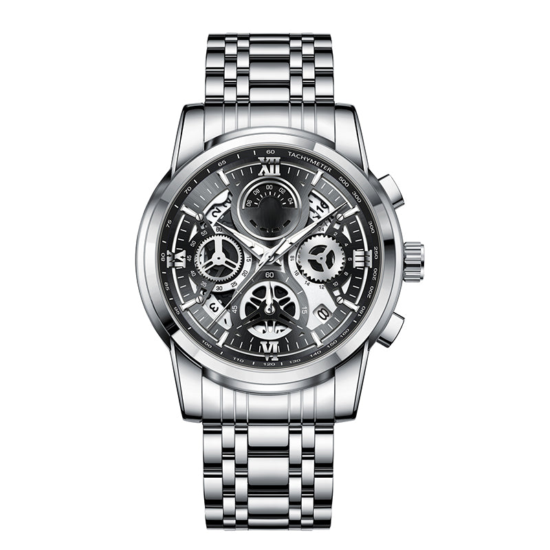 ⏳LIMITED-TIME 50% OFF!⌚Men's Classic Quartz Watch – Durable Band, Timeless Style 🖤
