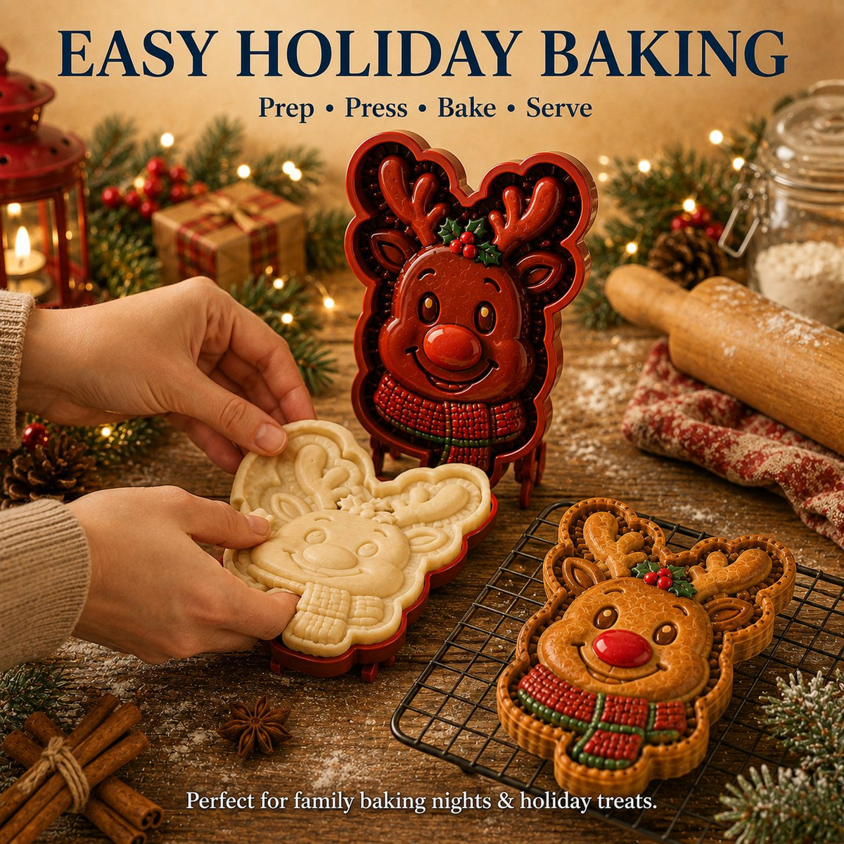 🎄16pcs-Design Christmas Mini Pie Mold Collection🥧