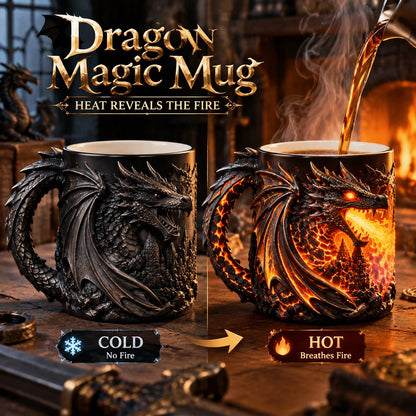 Dragonfire 3D Heat-Reveal Magic Mug – product view 2