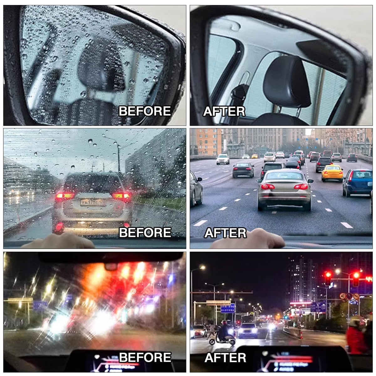 🔥✨ 50% OFF! Car Glass Oil Film Cleaner Brush — Clearer View in Rain 🌧️