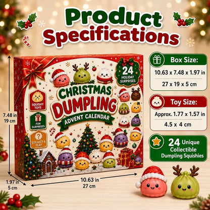 🎄Christmas Dumpling Advent Calendar 2026 | 24 Days of Squishy Surprises🎁