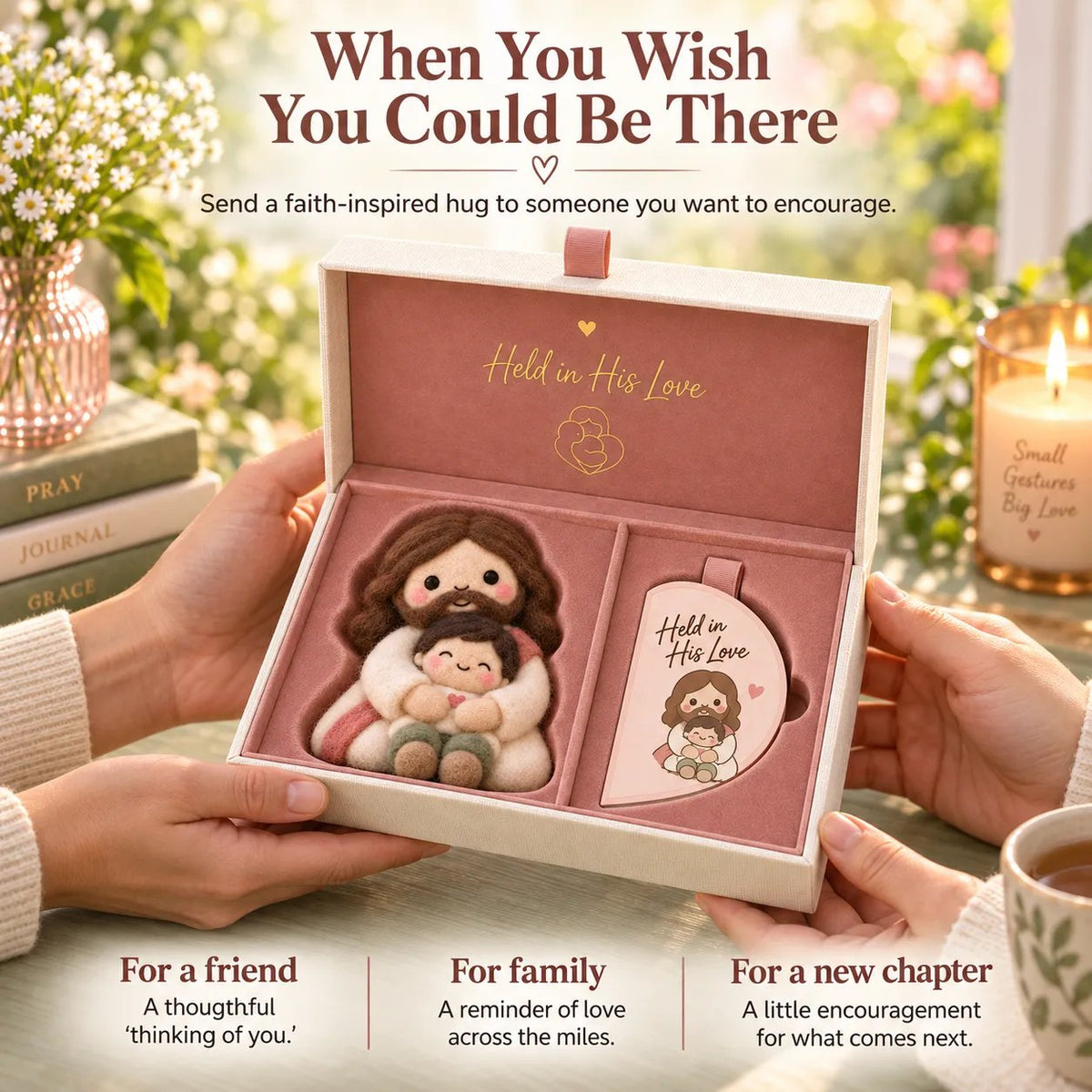 Faith & Meaning | 6 Heartfelt Felt Keepsake Designs with Message Cards ✝️ (✨Buy 2 Free Shipping)