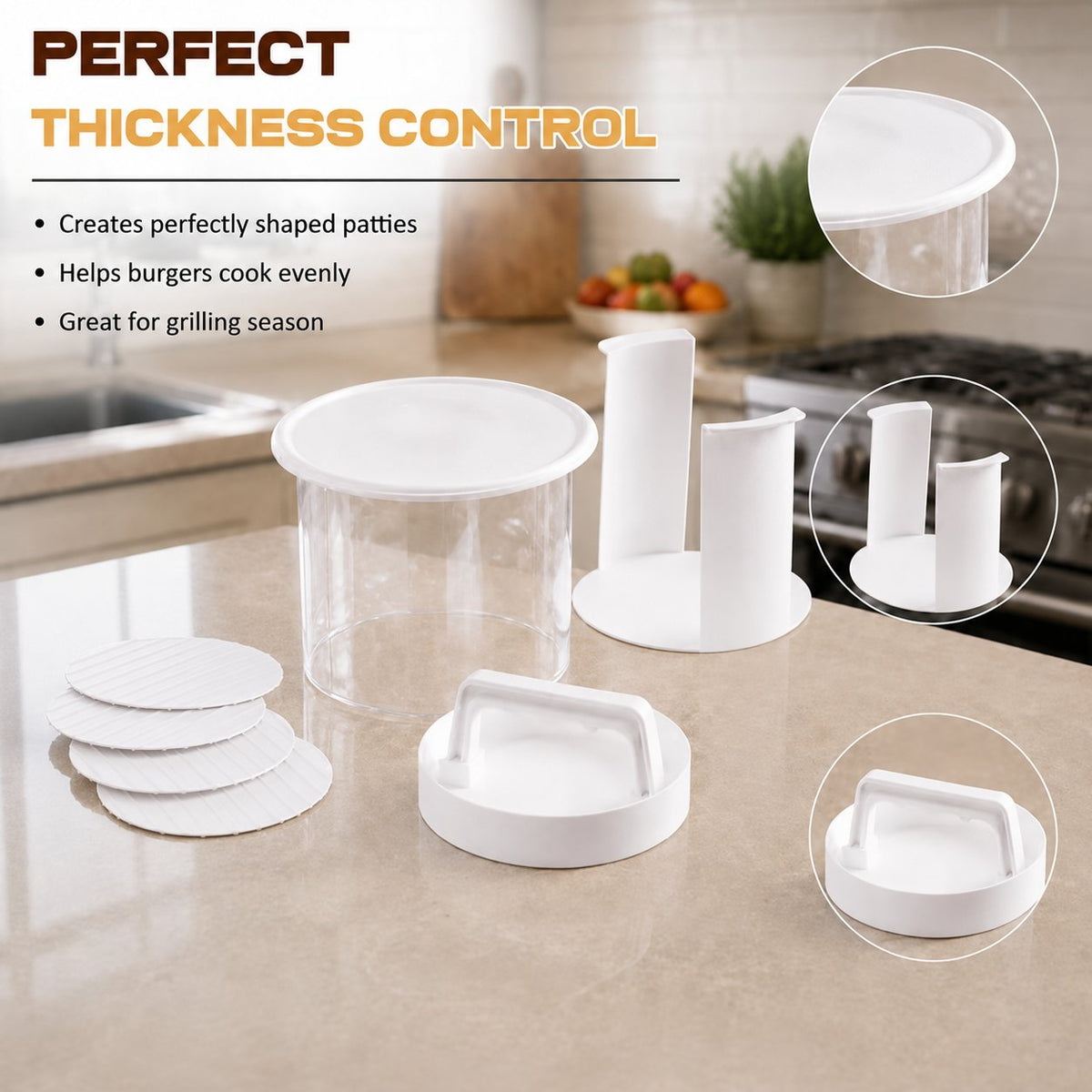 🔥HOT SALE 49% OFF🍔Burger Patty Maker for Easy Homemade Burgers