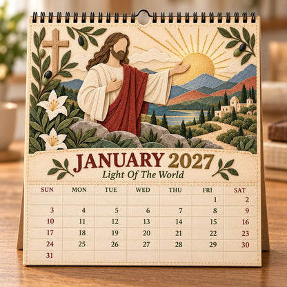 🔥 SPECIAL OFFER |✝️ 2027 Walking With Jesus Wall Calendar