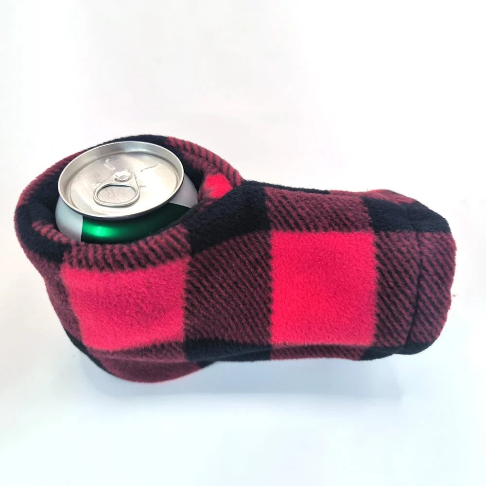 🏆Limited Time Sale 49% OFF⚡❄️Winter Knit Beer Bottle Gloves｜Striped Drink Cooler Sleeve🍻
