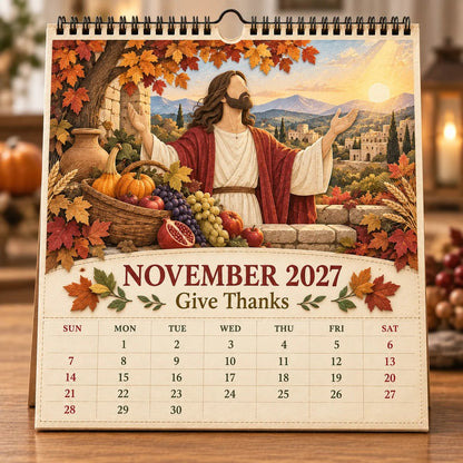 🔥 SPECIAL OFFER |✝️ 2027 Walking With Jesus Wall Calendar