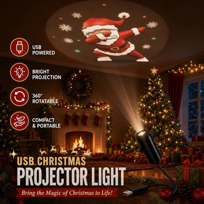 ✨Plug-&-Play HD Christmas Projector – 6 or 10 Festive Scenes(📦Buy 3 Free Shipping)