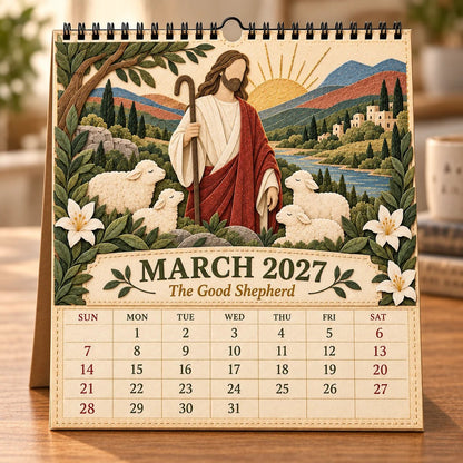 🔥 SPECIAL OFFER |✝️ 2027 Walking With Jesus Wall Calendar