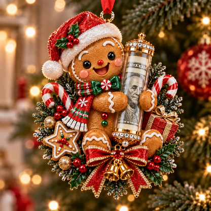 🎄 Christmas Money Surprise Ornament——A Fun Christmas Tree Cash Gift for Kids & Family 🎁💵