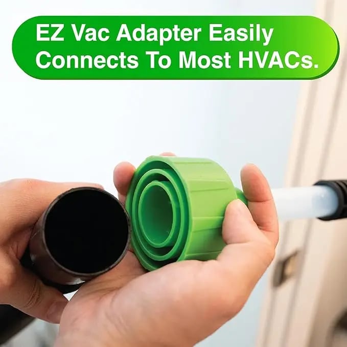 AC Drain Line Cleaner Adapter – Quickly Unclog HVAC Condensate Lines with Clear-View Design