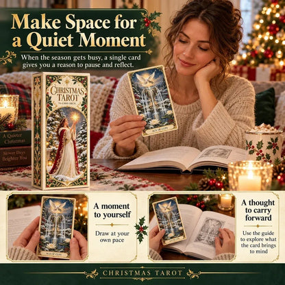 🔮 Yuletide Tarot Deck | 78 Festive Cards & A Guided 12-Day Holiday Ritual