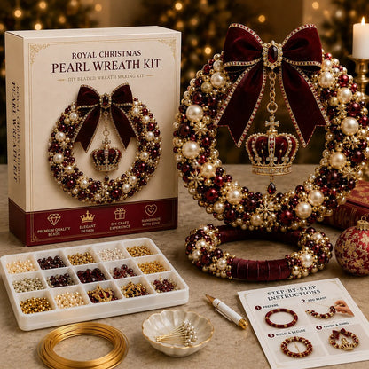 Christmas Pearl Wreath DIY Kit