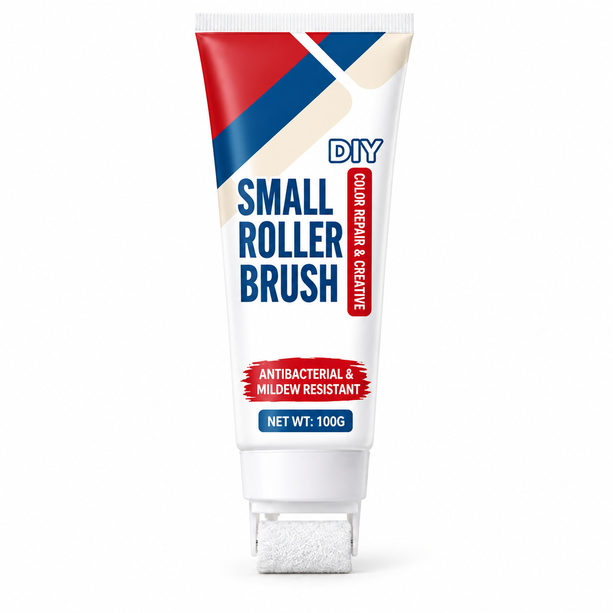 🔥PROMO 50%! Waterproof wall repair paste 🧱 With built-in roller, easy repair without extra tools ✨🖌️