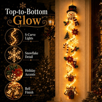 ⏳ Last Day 70% OFF – 🎄 Glowing Christmas Door Hanger
