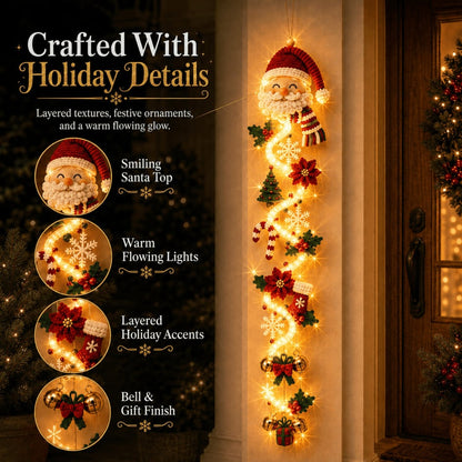 ⏳ Last Day 70% OFF – 🎄 Glowing Christmas Door Hanger