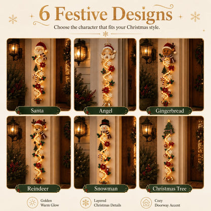 ⏳ Last Day 70% OFF – 🎄 Glowing Christmas Door Hanger