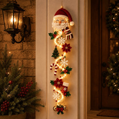 ⏳ Last Day 70% OFF – 🎄 Glowing Christmas Door Hanger
