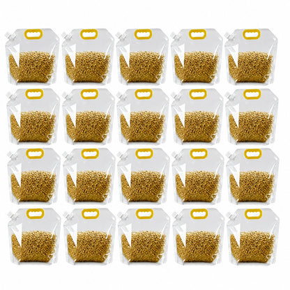 Reusable Leak-Proof Food Storage Sealed Bags with Portable Handle