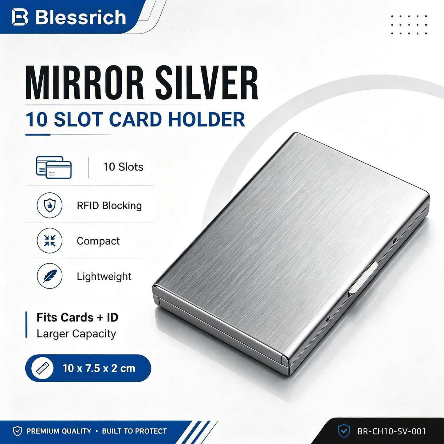 RFID Blocking Metal Card Holder