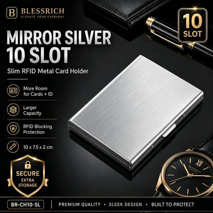 RFID Blocking Metal Card Holder