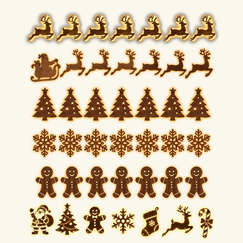 LED Reindeer Wall Decorations
