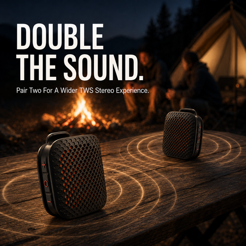 🔊🔥🔊 2026 New Magnetic Clip-On Bluetooth Speaker | IPX7 Waterproof, TWS Stereo & Ultra-Light Wearable Design