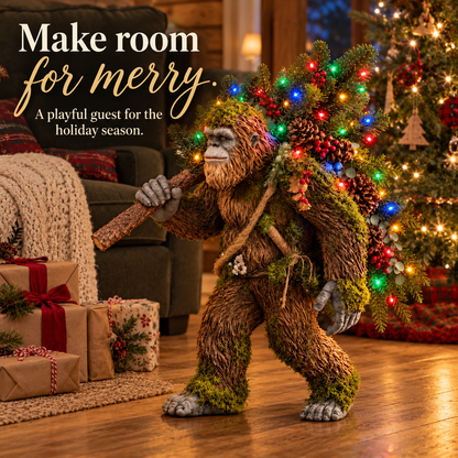 🎄 Woodland Bigfoot – Lighted Christmas Porch Decor 8