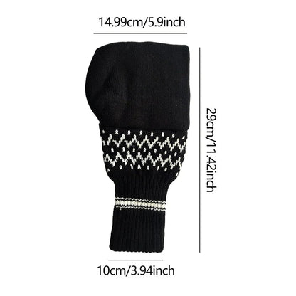 🏆Limited Time Sale 49% OFF⚡❄️Winter Knit Beer Bottle Gloves｜Striped Drink Cooler Sleeve🍻