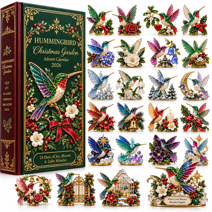🎁24 Days of Joy in Bloom — Hummingbird Christmas Garden Advent Calendar 2026