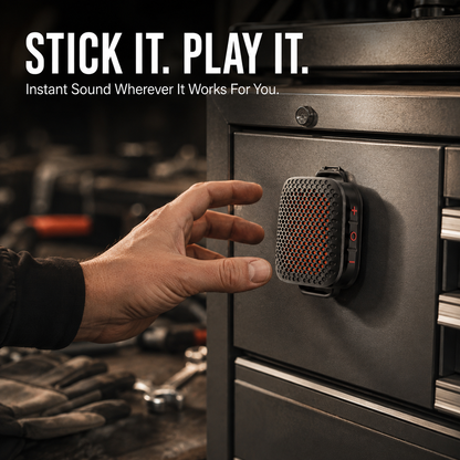 🔊🔥🔊 2026 New Magnetic Clip-On Bluetooth Speaker | IPX7 Waterproof, TWS Stereo & Ultra-Light Wearable Design