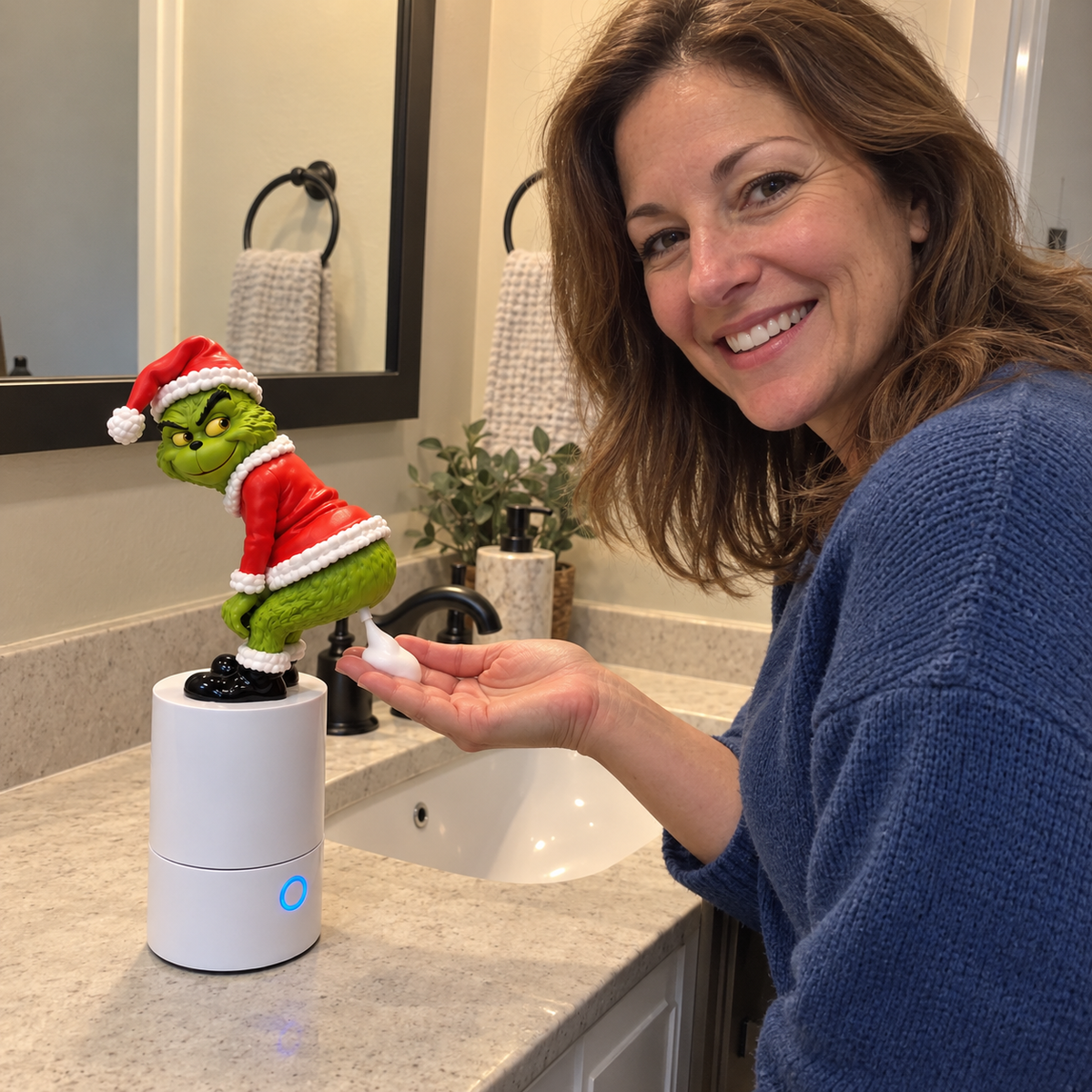 Christmas Tooting Foam Soap Dispenser – product view 7