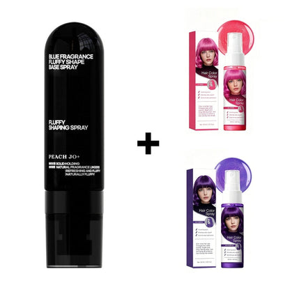 Fluffy Hair Shaping Spray Long Lasting Volumizing Mist with Peach Fragrance