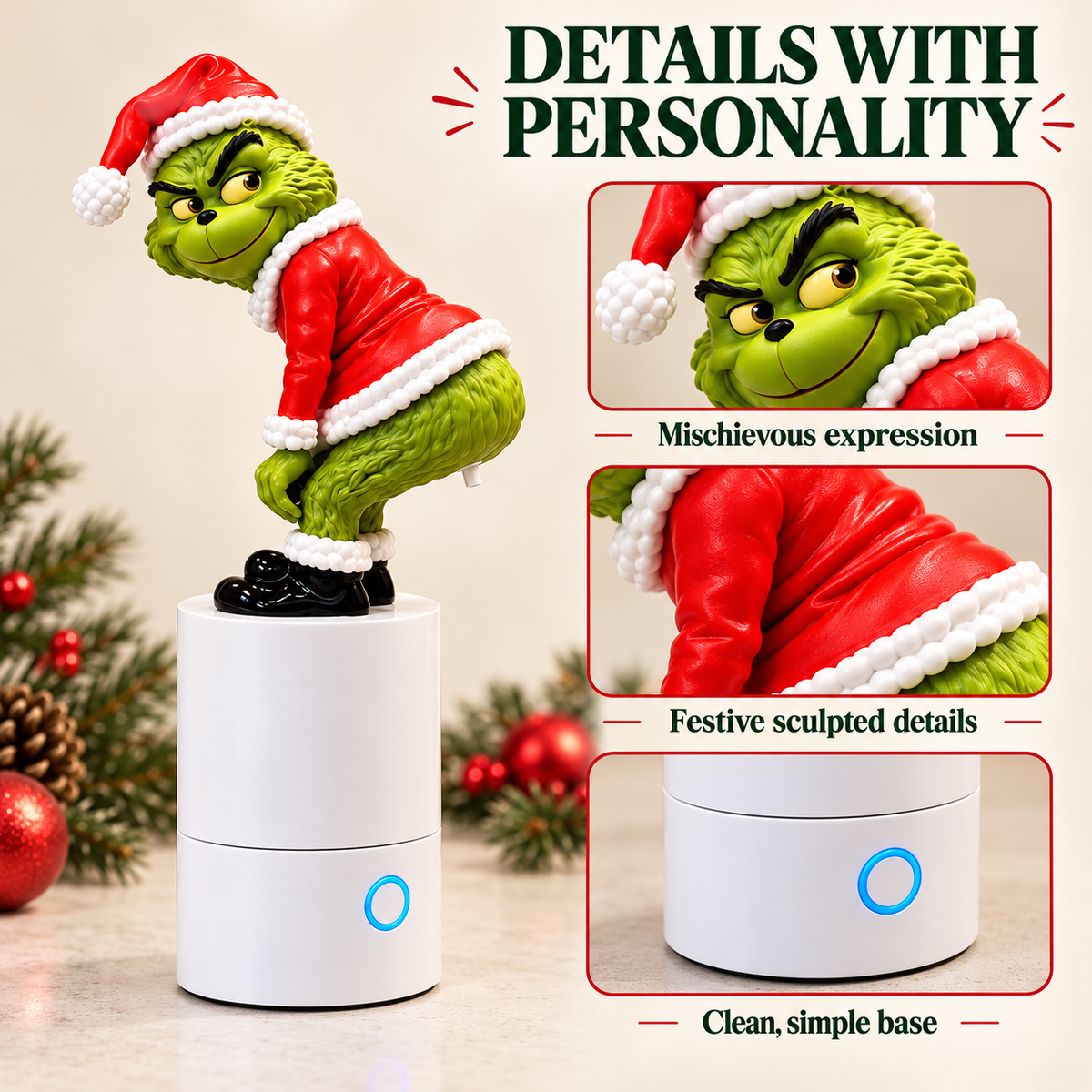 Christmas Tooting Foam Soap Dispenser – product view 5