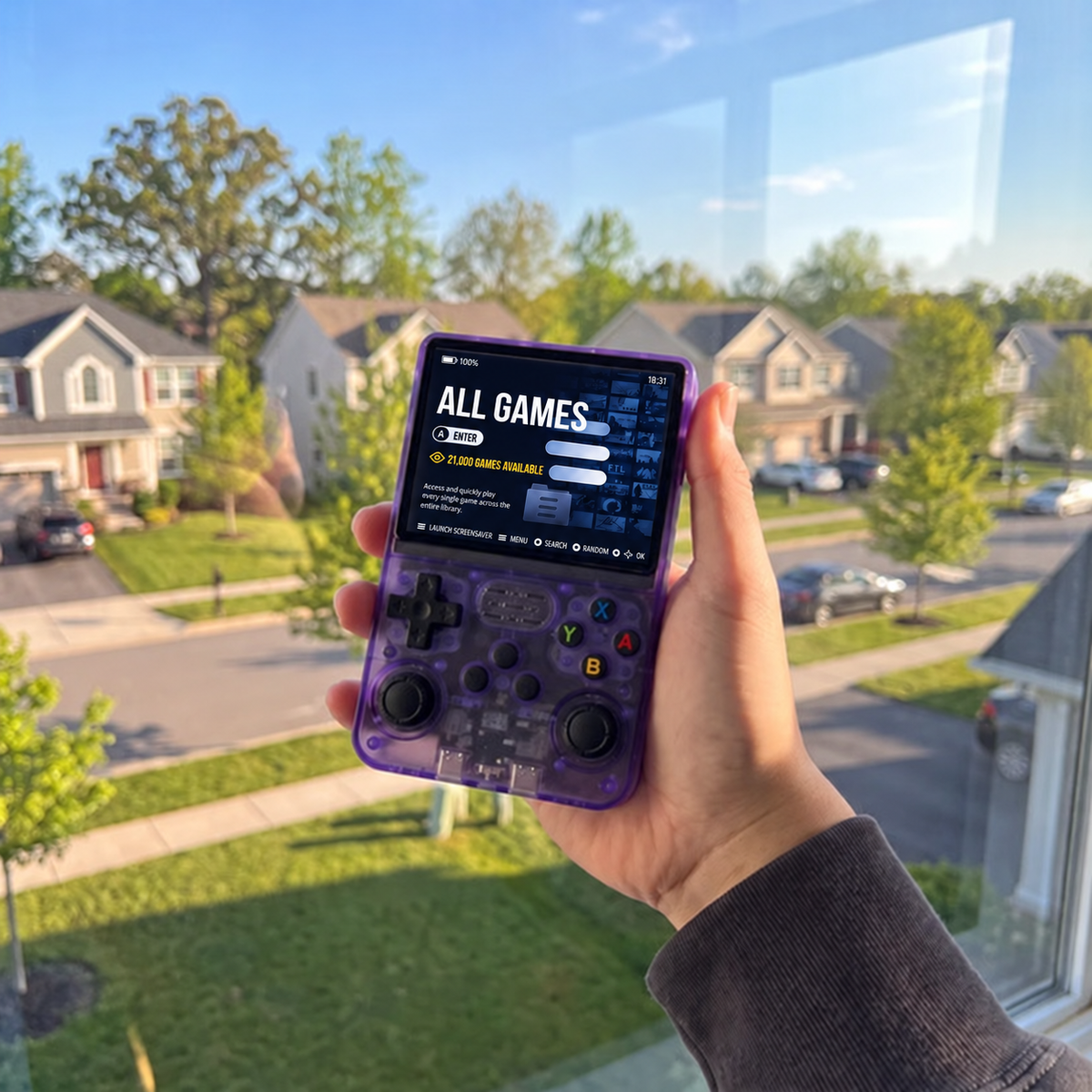 Ausbs Pro 2.0 — R36S Retro Handheld Console