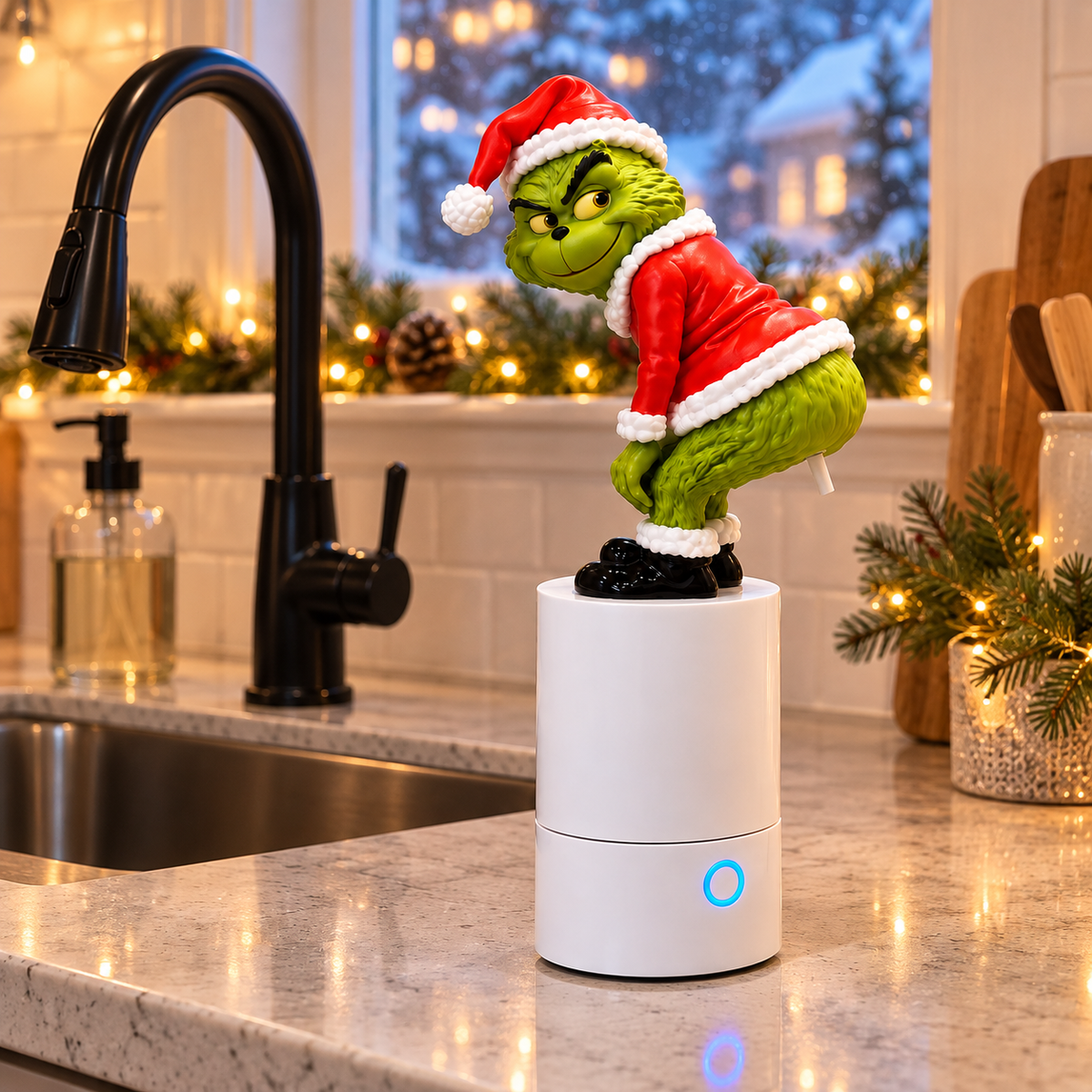 Christmas Tooting Foam Soap Dispenser – product view 8