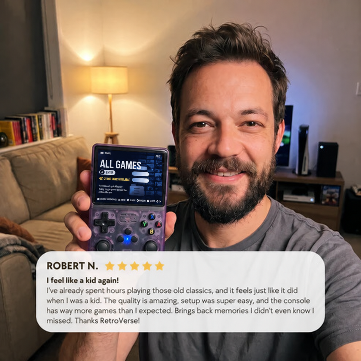 Ausbs Pro 2.0 — R36S Retro Handheld Console