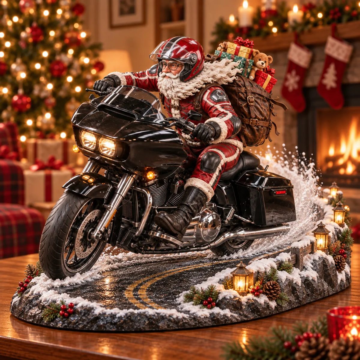 🏍️🎅 Santa found a new ride this Christmas  – Christmas Motorcycle Keepsake Collection💨