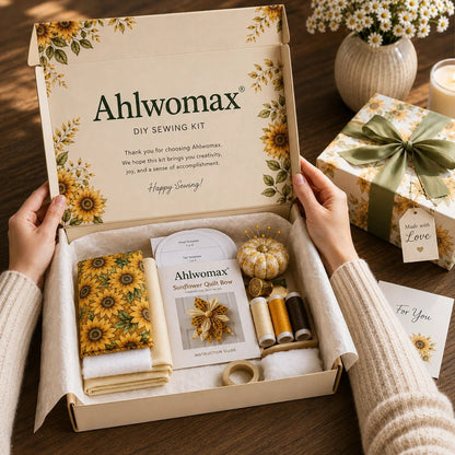 💥🏆 Last Day 50% OFF - Large Patchwork Bow Sewing Kit