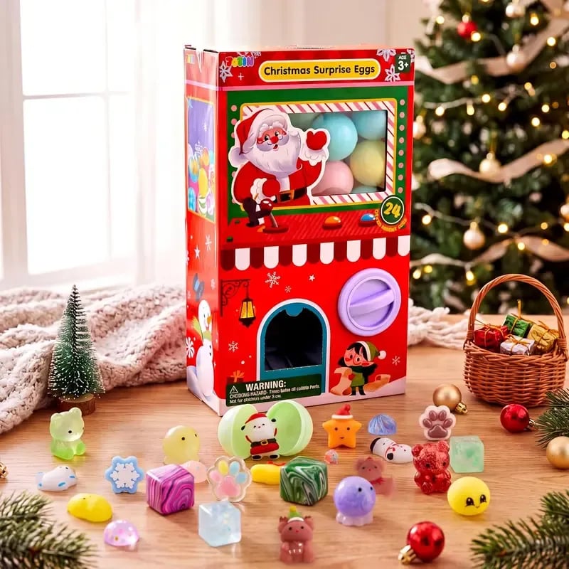🎅Christmas Sale🎅 Advent Calendar 2026 Christmas Gachapon Squishy Toys 24 Pcs,&Halloween Advent Calendar(✨Buy 2 Free Shipping)