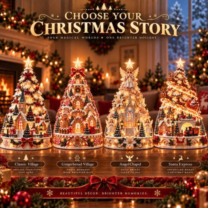 🏆 60,000+ Sold - 🎄MerryRealm Christmas Village Lightscape Tree