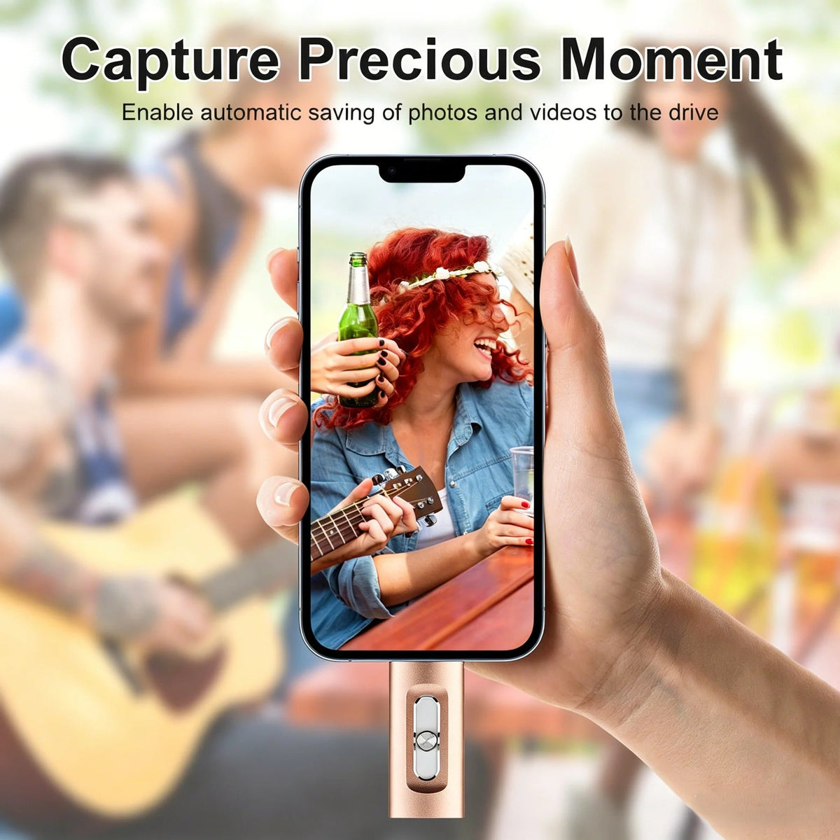 Portable 4-in-1 USB Flash Drive – Fast Photo Backup & Extra Storage for Phone, Tablet & Computer-RH