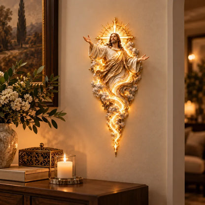 Light of the World Jesus Wall Sculpture