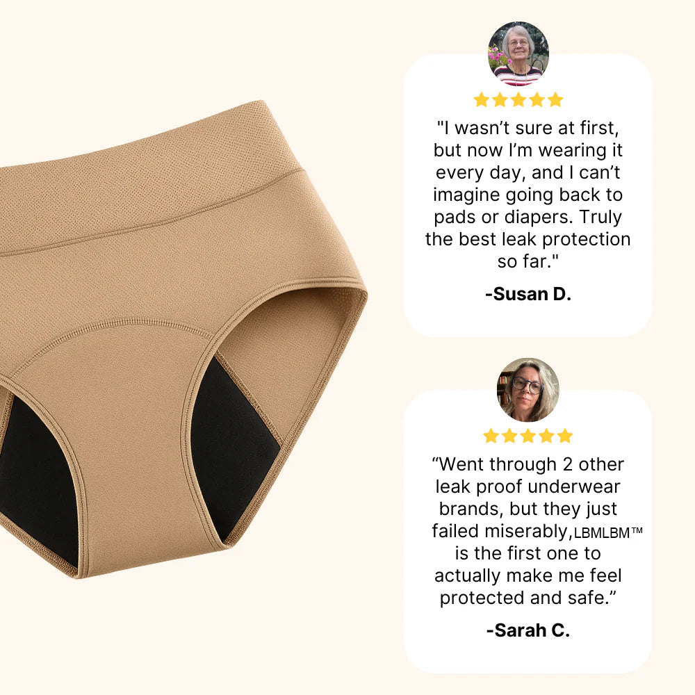 💖♀️Last Day 50% OFF|Smileadyus100% Leak-Proof Underwear 4-pack