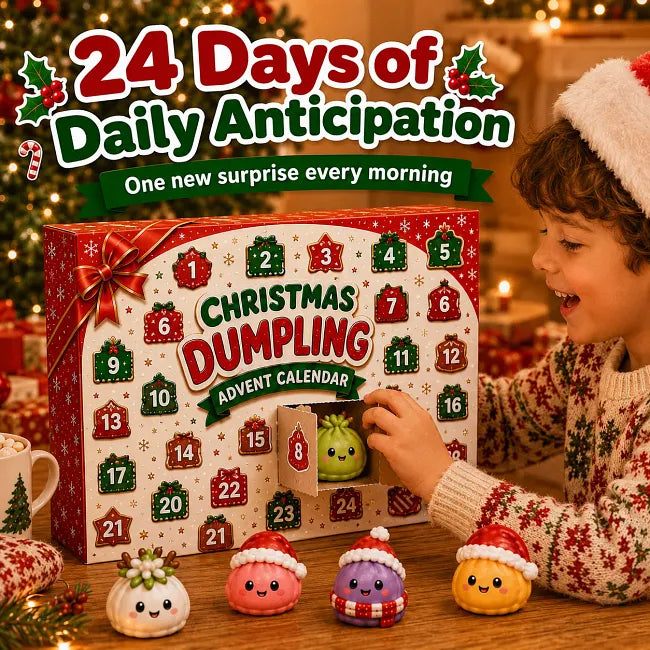 🎄Christmas Dumpling Advent Calendar 2026 | 24 Days of Squishy Surprises🎁
