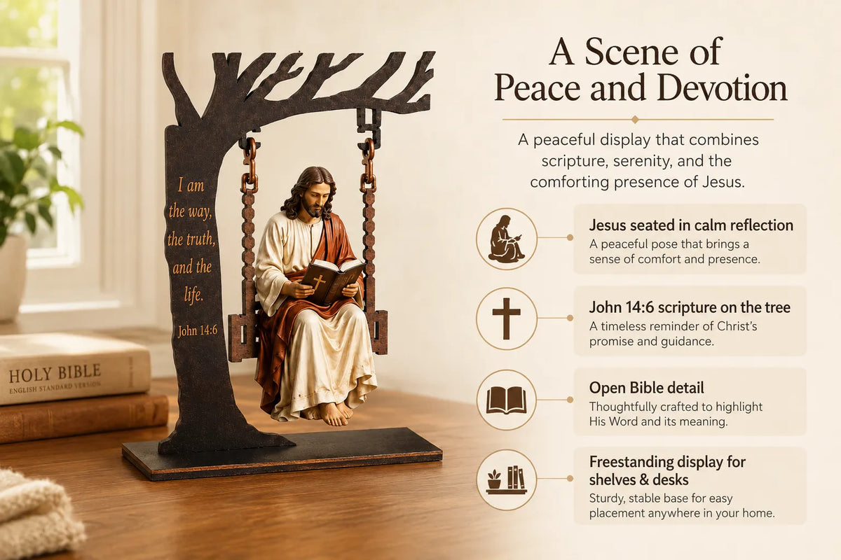 Christian Jesus Swing Ornament