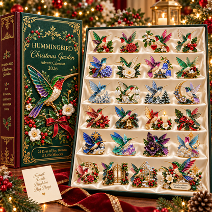 🎁24 Days of Joy in Bloom — Hummingbird Christmas Garden Advent Calendar 2026